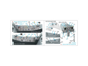 Quinta Studio QDS-48474 A-10C 3D-Printed coloured Interior on decal paper (GWH) (Small version) 1/48 – imagen 2