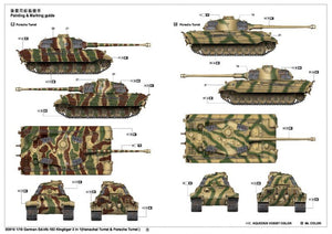 Trumpeter 00910 German Kingtiger 2in1 (Henschel Turret Porsche Turret) 1/16 – Bild 6
