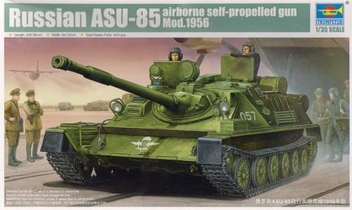 Trumpeter 01588 Russian ASU-85 airborne self-propelled gun Mod.1956 1/35