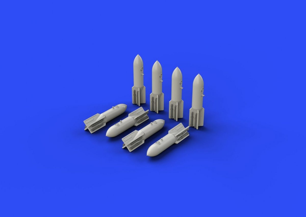 Eduard 648264 SC 50 German WWII bombs 1/48 – immagine 2