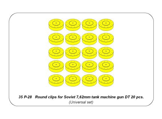 Aber 35P-28 Round clips for Soviet 7,62mm czkm DTZ – Bild 6
