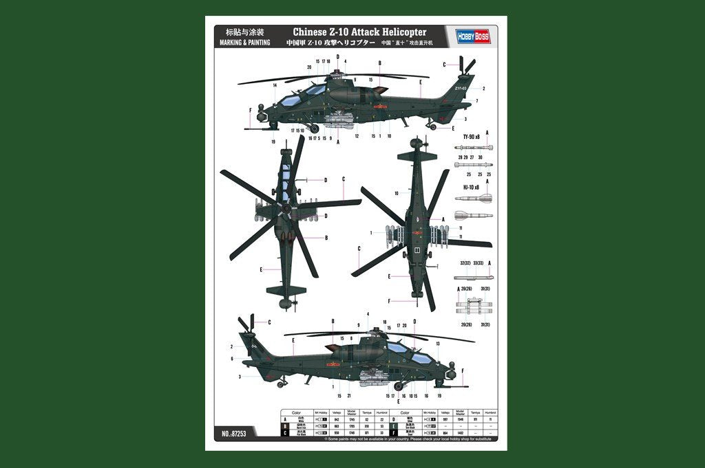 Hobby Boss 87253 Chinese Z-10 1/72 – Bild 3