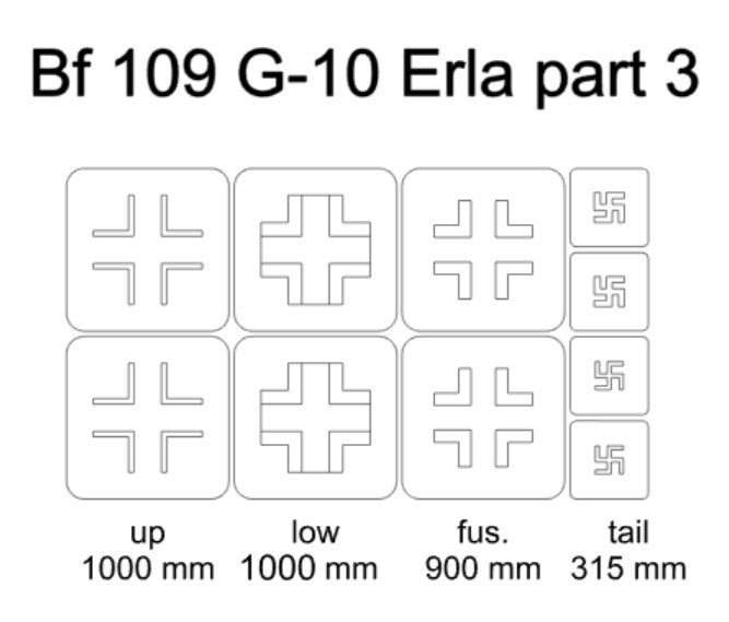 Omask 24022 Bf 109 G-10 Erla part 3 1/48