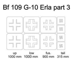 Omask 24022 Bf 109 G-10 Erla partie 3 1/48