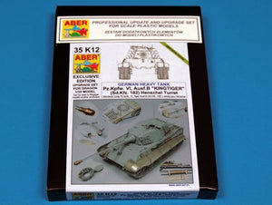 Aber 35K12 Pz.Kpfw. VI, Ausf.B (Sd.Kfz. 182) King Tiger (Henschel Turret) 1/35 – imagen 14