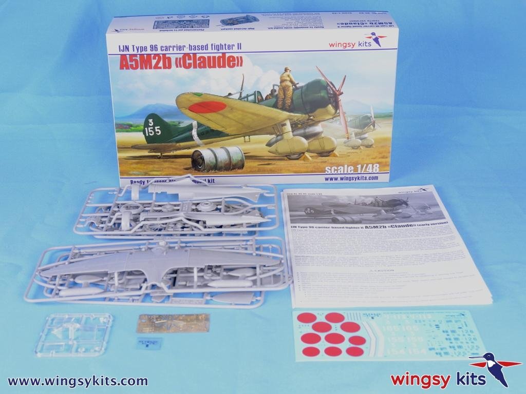 Wingsy Kits D5-03 IJN Type 96 carrier-based fighter II A5M2b “Claude” (early) 1/48 – Bild 2