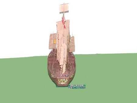Trumpeter 01202 60cm Chinese Cheng-Ho Sailing Ship 1/200 – imagen 6