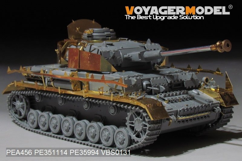 Voyager Model PEA456 WWII German Panzer.IV Ausf.H-J Late Version Schurzen (GP) 1/35 – imagen 2