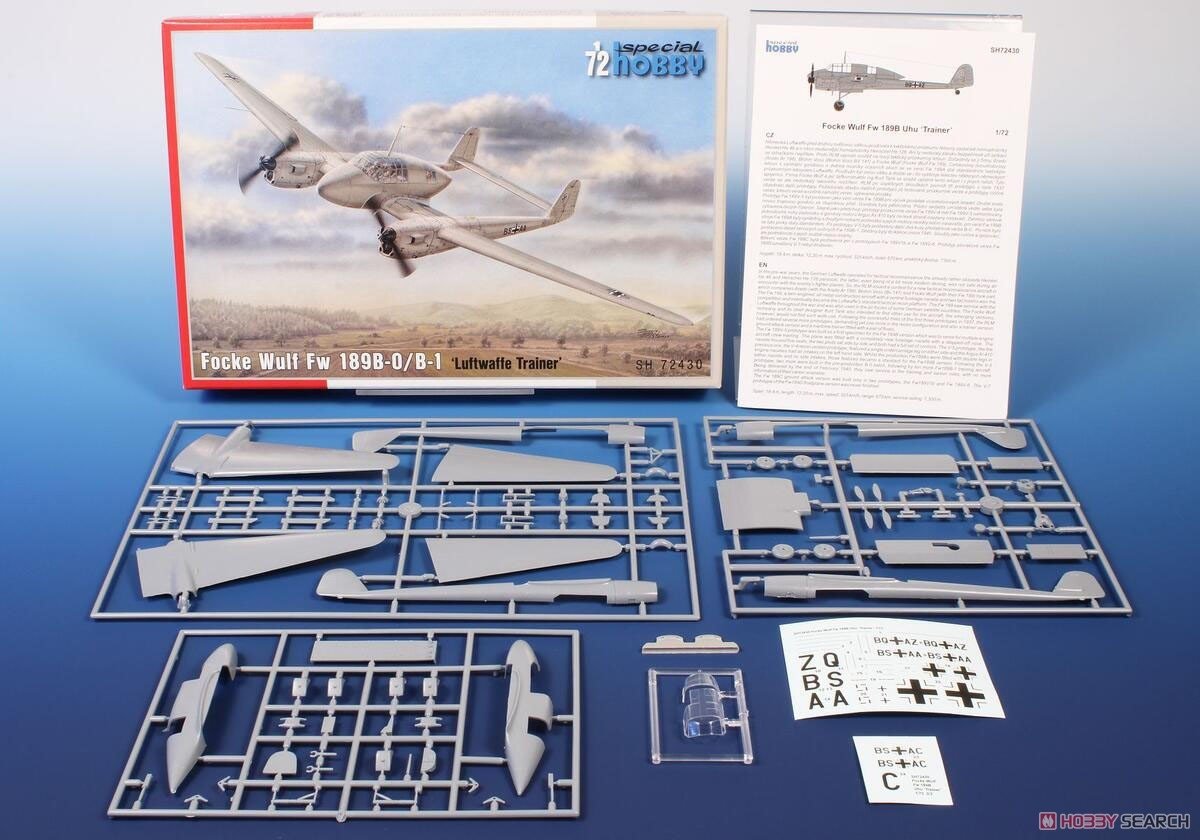 Special Hobby 72430 Focke Wulf Fw 189B-0/B-1 Luftwaffe Trainer 1/72 – Bild 3