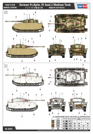 Hobby Boss 84842 German Pz.Kpfw. IV Ausf.J Medium Tank 1/48 – imagen 3