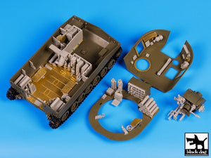 Black Dog T35101 M 109 A2 interier accessories set 1/35 – imagen 3