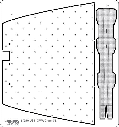 Pontos 35010F1 USS BB-64 Wisconsin 1991 Detail Up Set 1/350 – Bild 12