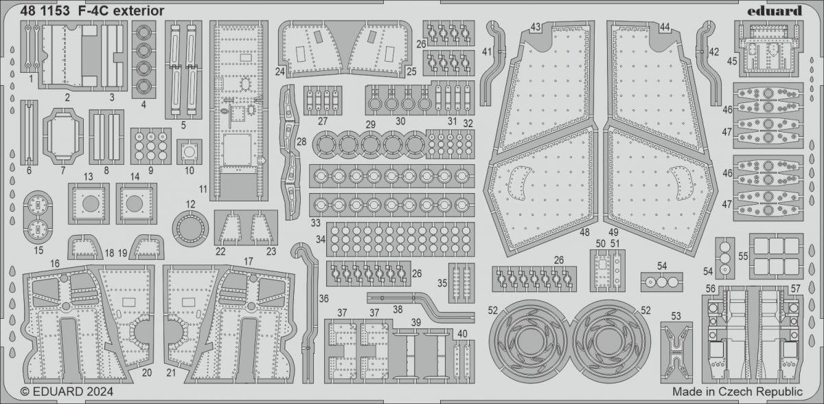 Eduard 481153 F-4C extérieur HOBBY 2000, ACADEMY 1/48