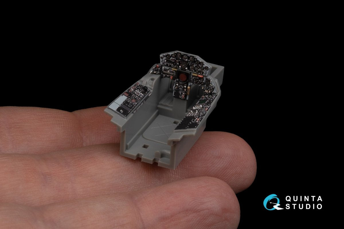 Quinta Studio QD48224 F-104S/ASA-M 3D-Printed &amp;amp; coloured Interior on decal paper (Kinetic) 1/48 – imagen 7