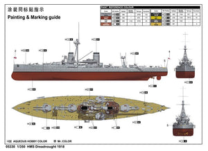 Trumpeter 05330 HMS Dreadnought 1918 1/350 – image 3