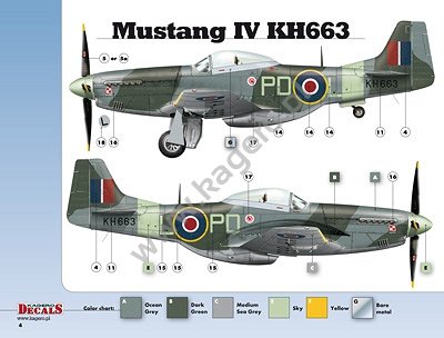 Kagero KD48003 Mustangs over Europe Part 1 Nos. 303 &amp;amp; 309 Squadrons 1/48 – Bild 4