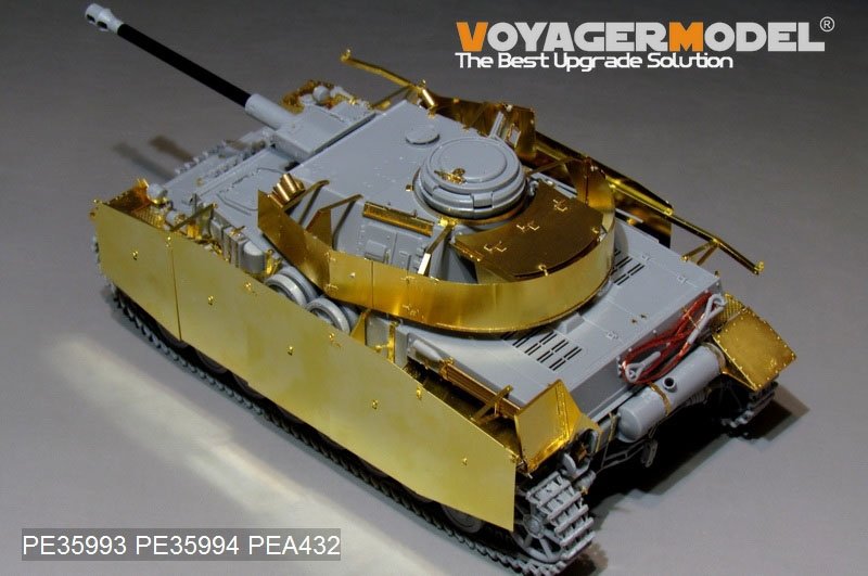 Maquette Voyager PE35993, char allemand Pz.Kpfw.IV Ausf.G (production tardive), base pour Border 35001, échelle 1/35 – image 12