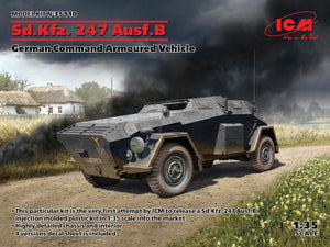 ICM 35110 Sd.Kfz. 247 Ausf.B, German Command Armoured Vehicle 1/35