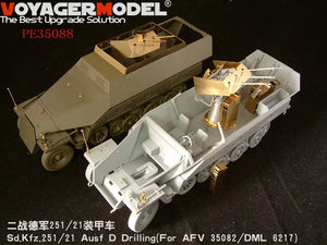 Voyager Model PE35088 Sd.Kfz. 251/21 Ausf. D &amp;quot;Drilling&amp;quot; Update Set 1/35