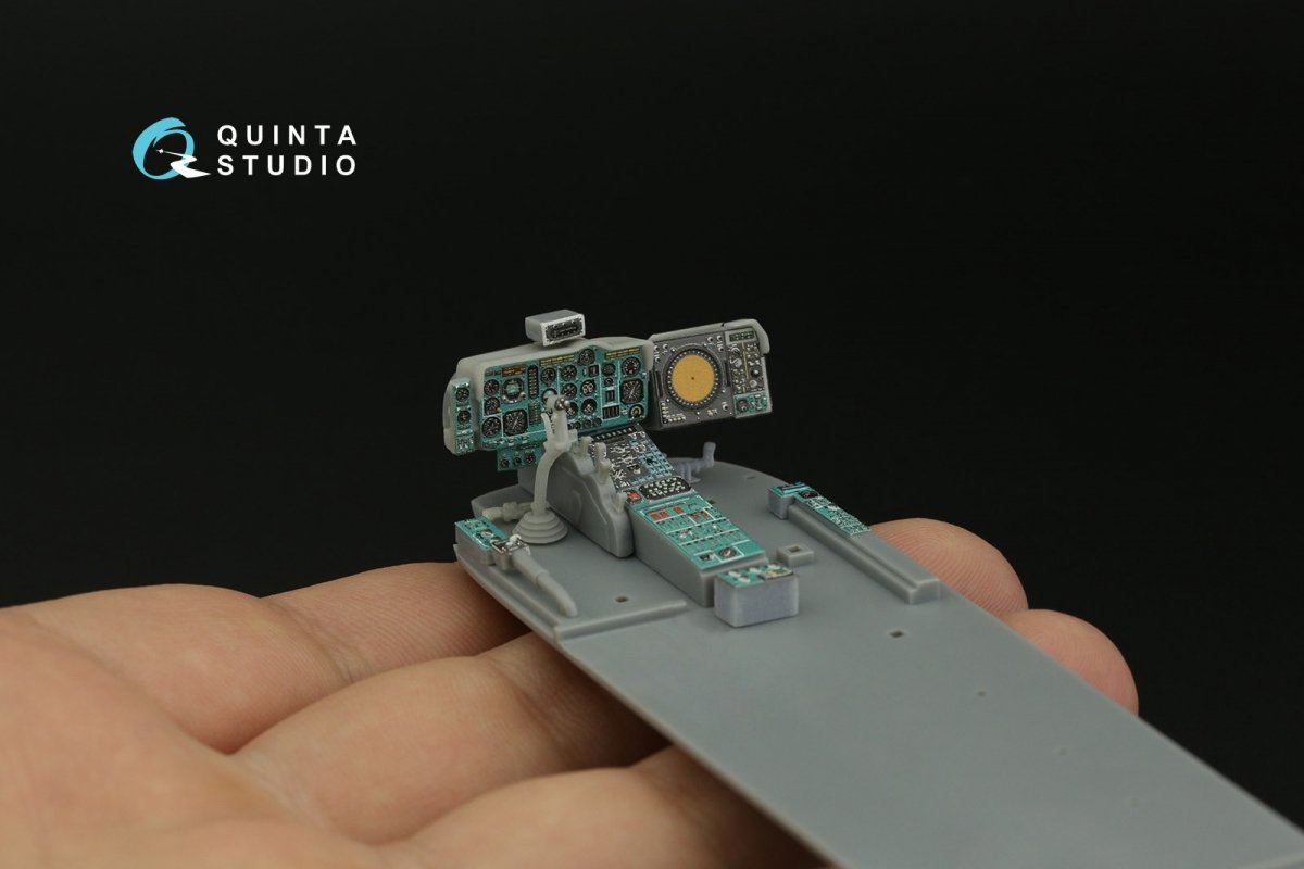 Quinta Studio QD+48357 Ka-27PL Military version 3D-Printed &amp;amp; coloured Interior on decal paper (Hobby Boss) (with 3D-printed resin parts) 1/48 – imagen 14