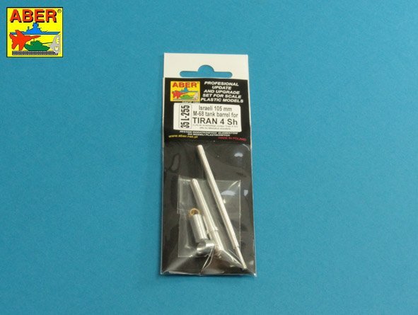 Aber 35L-255 Israeli 105 mm M-68 tank barrel for TIRAN 4 Sh 1/35 – Bild 4