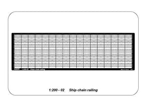 Aber 200-02 Ship chain railings 1/200 – immagine 5