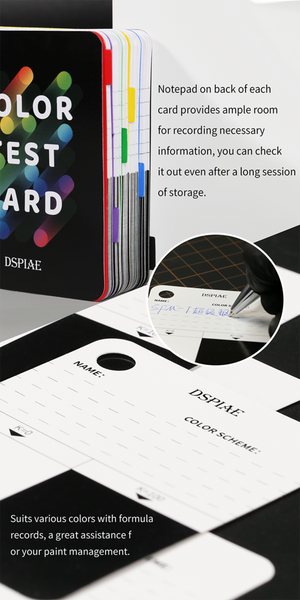 DSPIAE CC-01 Color Test Card Keychain Model Tool – imagen 4