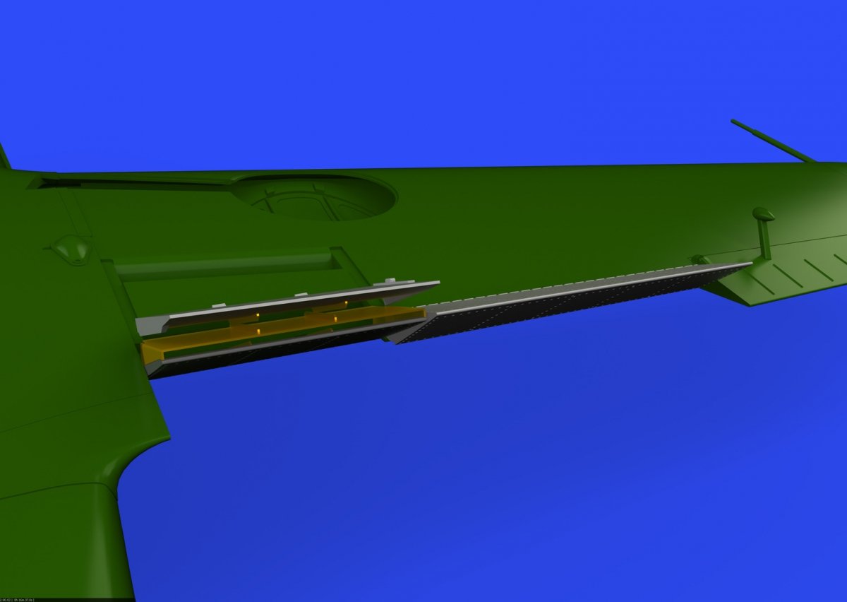 Eduard 648291 Bf 109F landing flaps EDUARD 1/48 – immagine 5