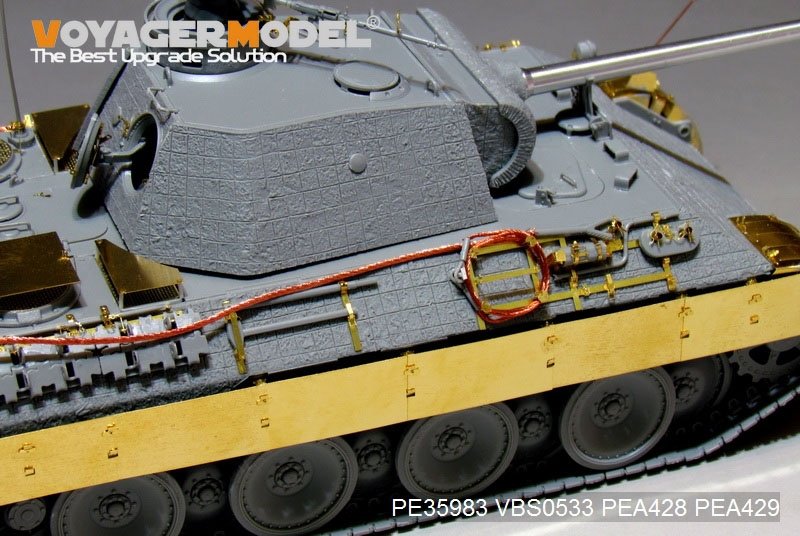Voyager Model PE35983 WWII German Panther D Tank Late version Basic For TAKOM 2104 1/35 – imagen 16