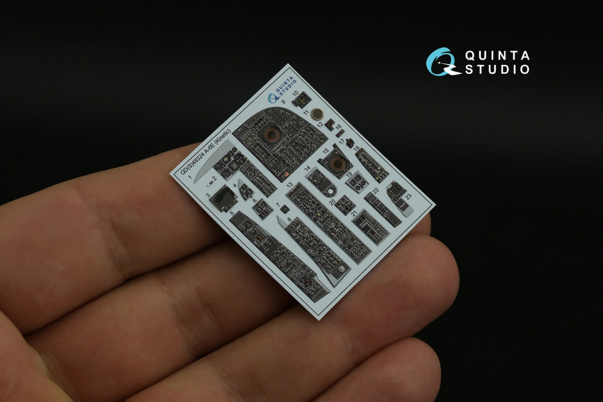 Quinta Studio QDS-48324 A-6E 3D-Printed coloured Interior on decal paper (Kinetic) (Small version) 1/48 – Bild 4