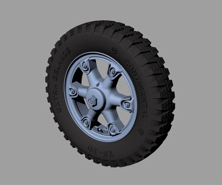Panzer Art RE35-451 Krupp L3H163 road wheels (Gelande pattern) 1/35 – immagine 3