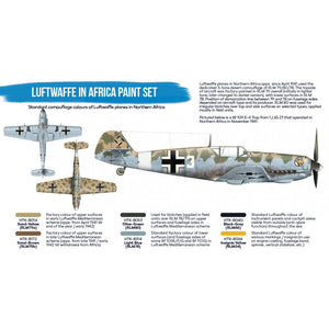 Hataka HTK-BS06.2 Luftwaffe in Africa paint set (6x17ml) – imagen 3