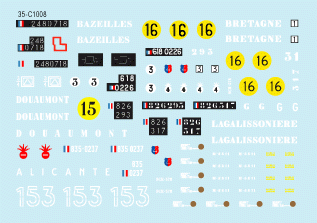 Star Decals 35-C1008 AMX-13 Chaffee &amp;amp; AMX-13 SS-11 1/35 – imagen 2