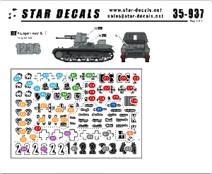 Star Decals 35-937 PzJager I ausf B 1/35 – zdjęcie 2