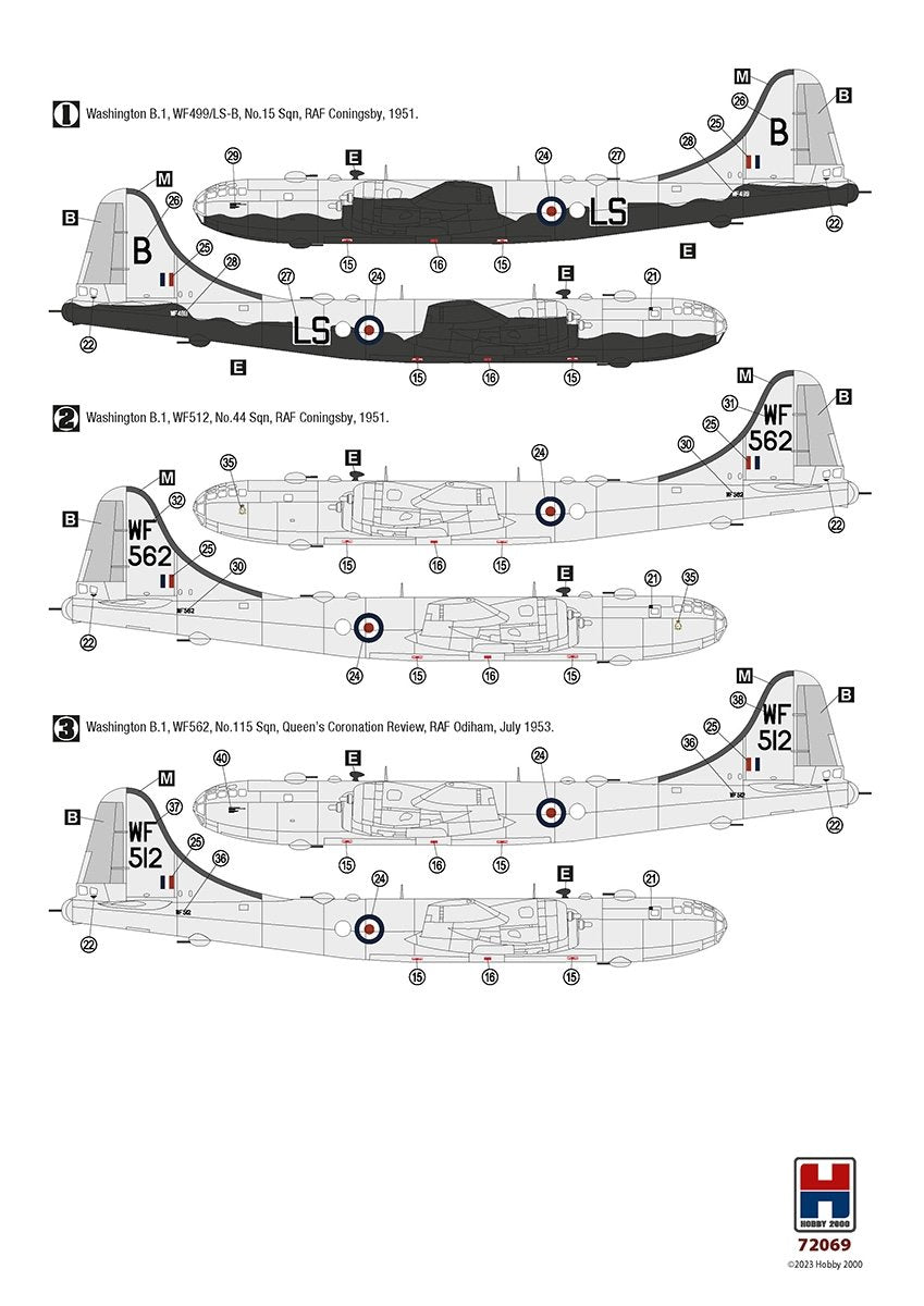 Hobby 2000 72069 Washington B.1 ( ACADEMY + CARTOGRAF + MASKI ) 1/72 – imagen 5