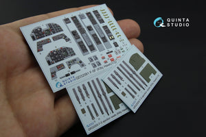 Quinta Studio QD32081 F-5F 3D-Printed coloured Interior on decal paper (for KittyHawk kit) 1/32 – immagine 2