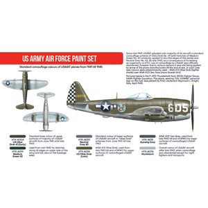 Hataka HTK-AS04.2 US Army Air Force paint set 6x17ml – imagen 2