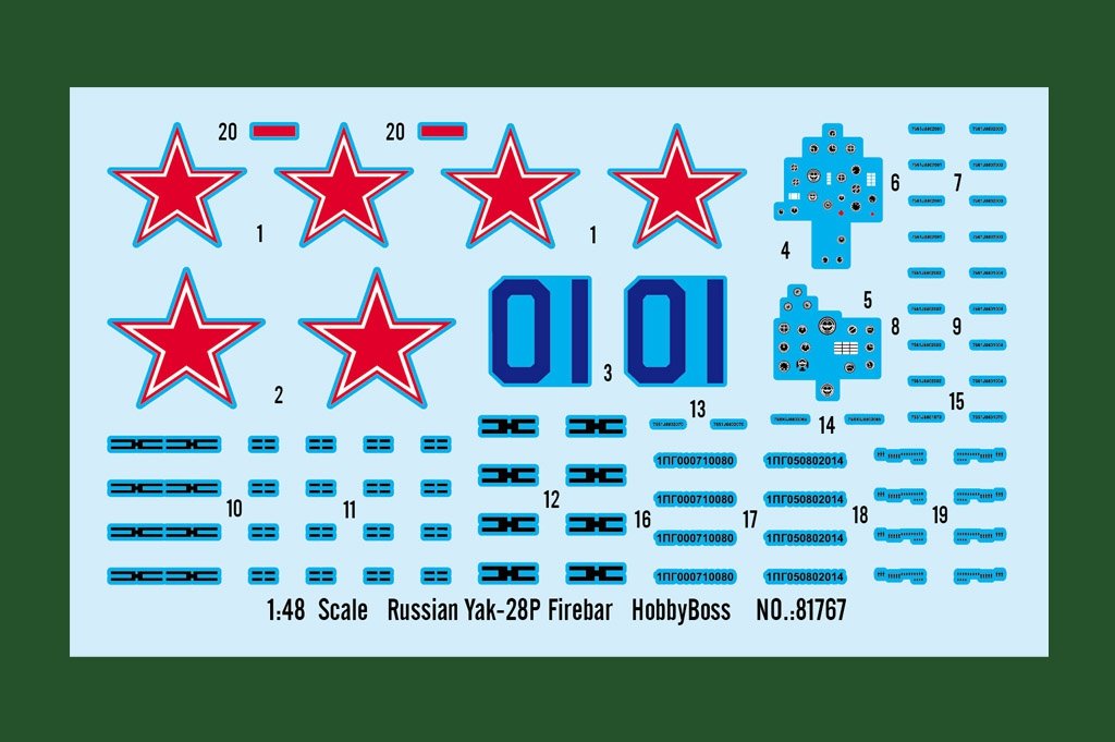 Hobby Boss 81767 Russian Yak-28P Firebar 1/48 – immagine 3