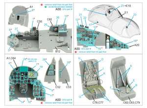 Quinta Studio QD48356 Mi-24D 3D-Printed &amp;amp; coloured Interior on decal paper (Trumpeter) 1/48 – imagen 2