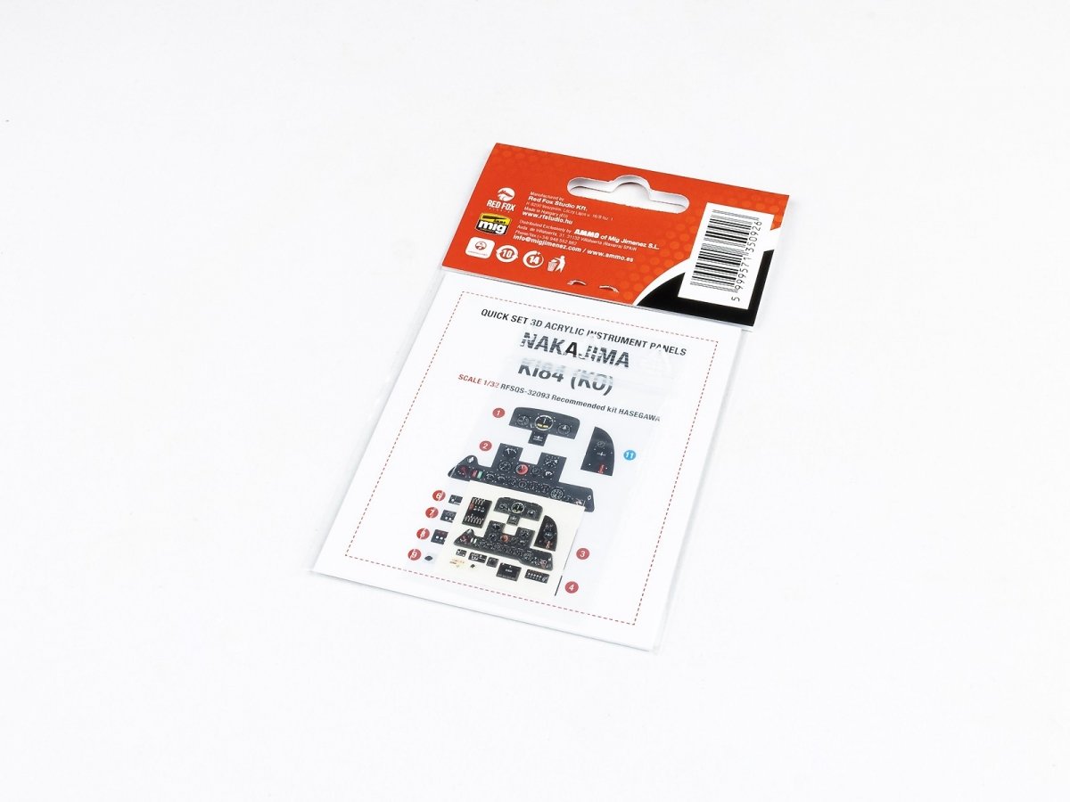 Red Fox Studio QS-32093 Nakajima Ki84 (KO) Hasegawa 1/32 – immagine 2