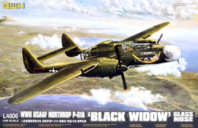 Great Wall Hobby L4806 Northrop P-61A Black Widow Glass Nose 1/48