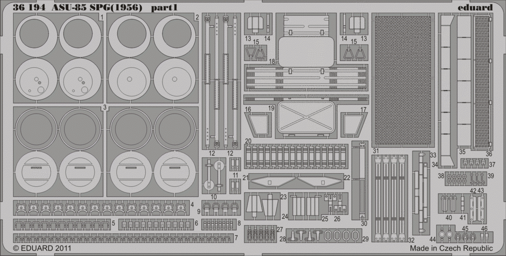 Eduard 36194 ASU-85 SPG (1956) 1/35 Trumpeter – Bild 2