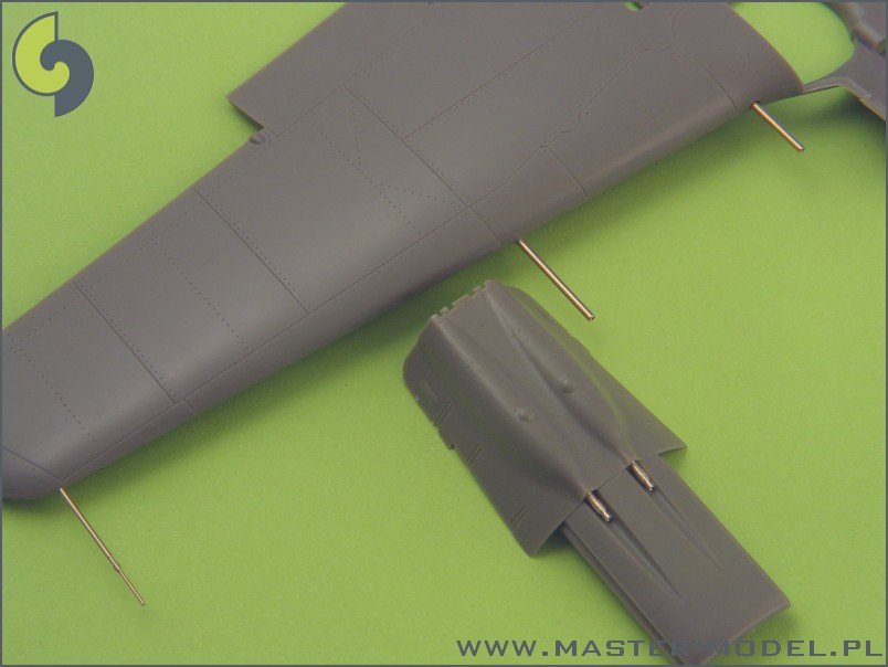Master AM-48-019 Fw 190 A7, A8 armament set (MG 131 barrel tips, MG 151 barrels, MG 151 fairings) &amp;amp; Pitot Tube 1/48 – zdjęcie 3