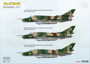 Modelsvit 72058 Su-17M4R Ukrainian A.F. 1/72 – immagine 2