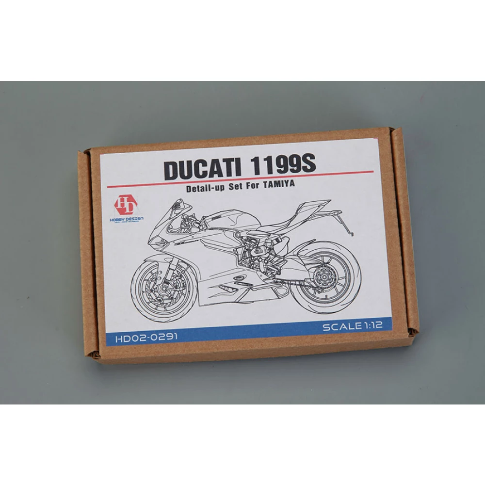 Hobby Design HD02-0291 Ducati 1199 Panigale S Detail-up Set for Tamiya kit 1/12