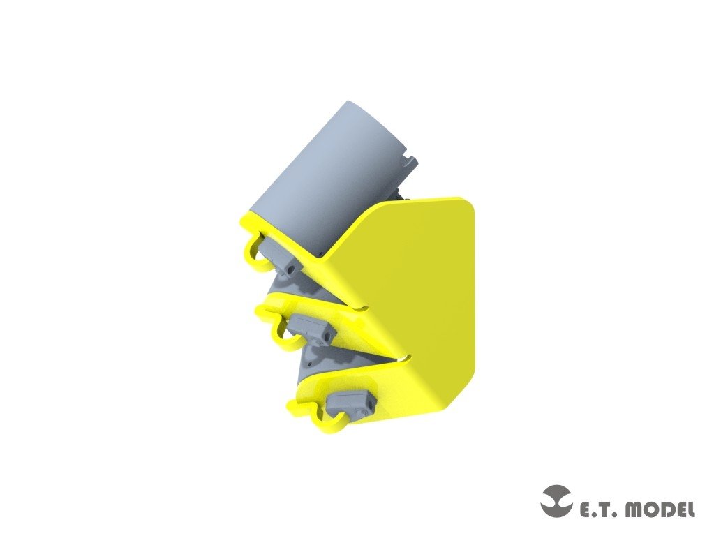 E.T. Model P35-210 Smoke launcher for WWII German Tank (Late version) ( 3D Printed ) 1/35 – imagen 3