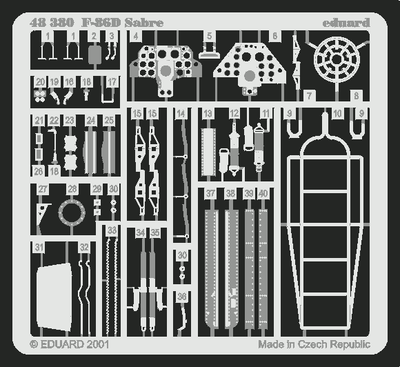 Eduard 48380 F-86D 1/48 (MONOGRAMME, REVELL)