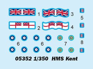 Trumpeter 05352 HMS Kent 1/350 – immagine 4