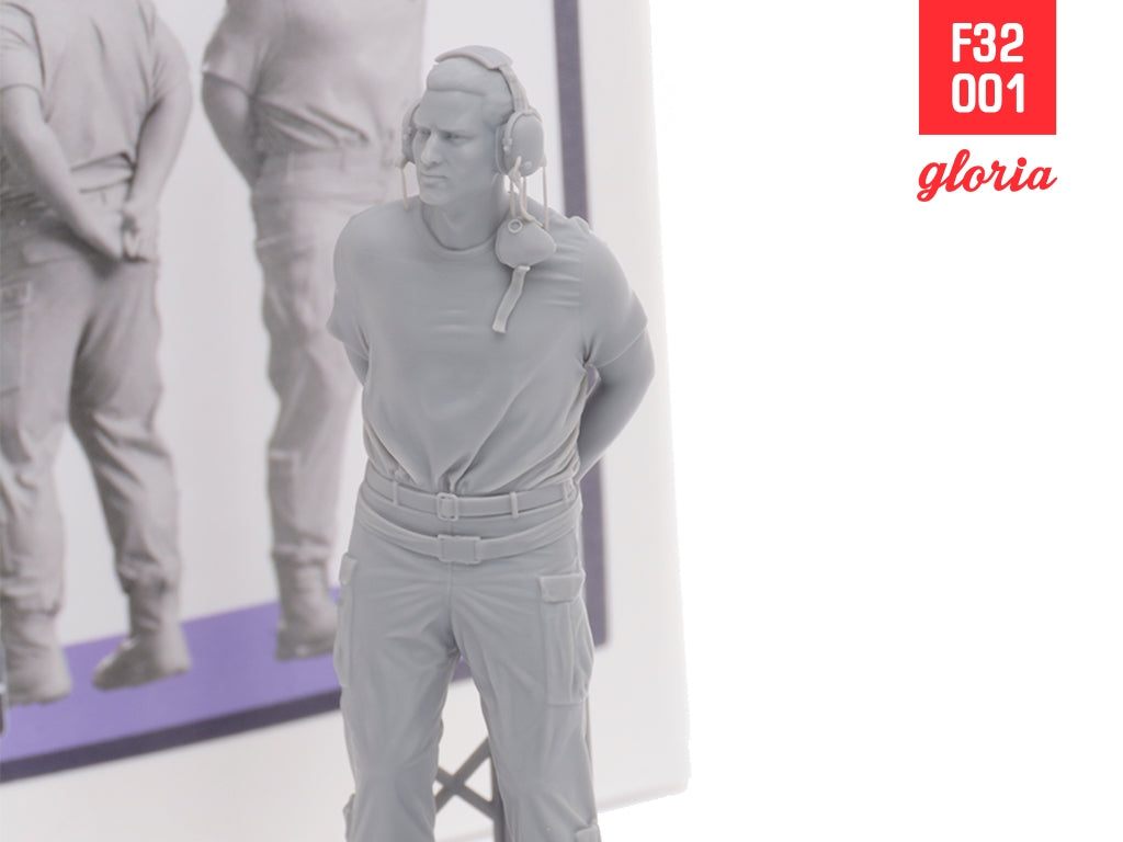 Gloria F32001 Ground Crew US Air Force vol.1 3D Printed Figures 1/32 – imagen 3