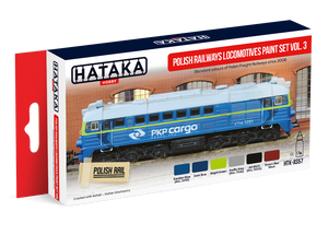 Hataka HTK-AS57 Polish Railways locomotives paint set vol. 3 – immagine 2